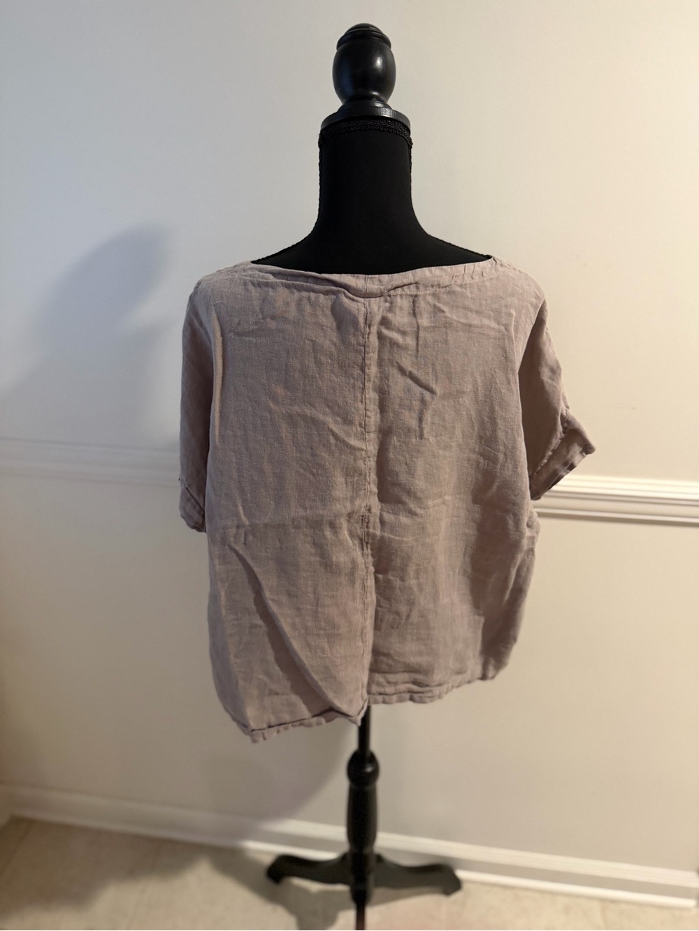 Match Point Linen Top - Picture 3 of 5